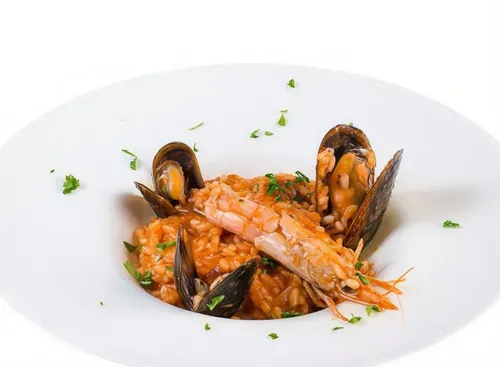 Risotto cu cocktail de mare