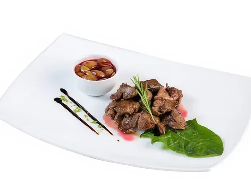 Ficat de pui flambat